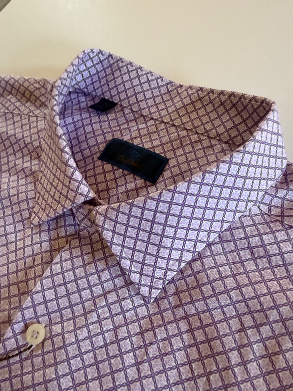 David Donahue Men’s Linen Cotton Short Sleeve Shirt – Size XXL